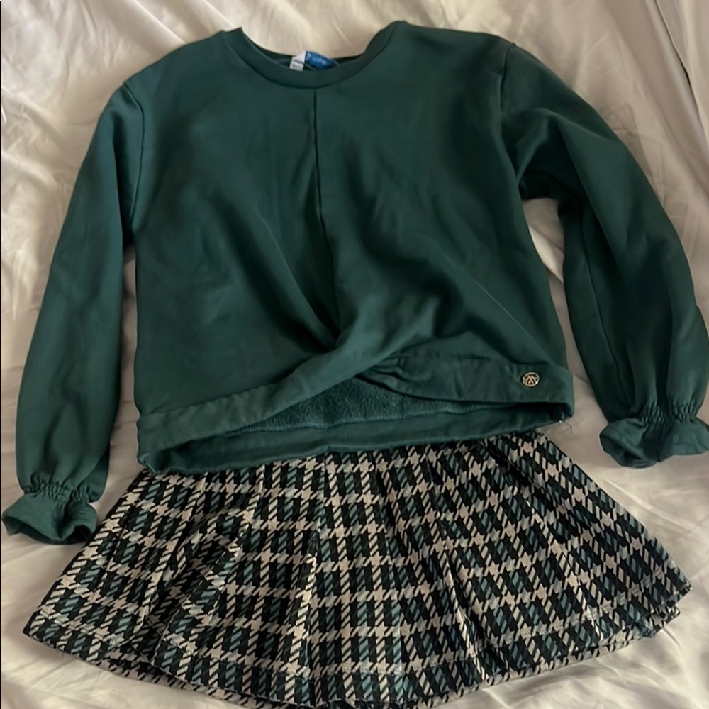 Mayoral Green and Black Kids Matching Set